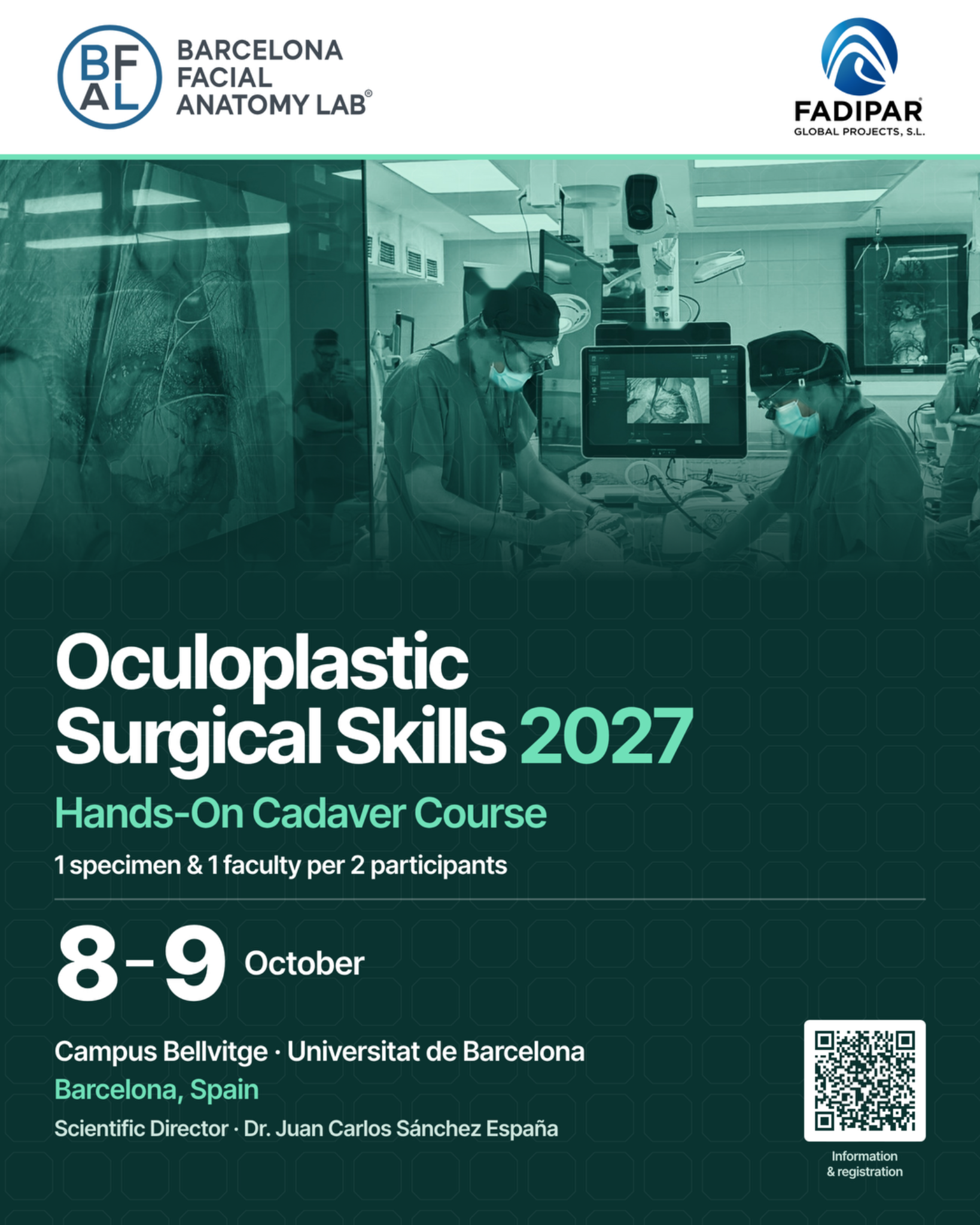 BFAL 2027 - Barcelona Facial Anatomy Lab
