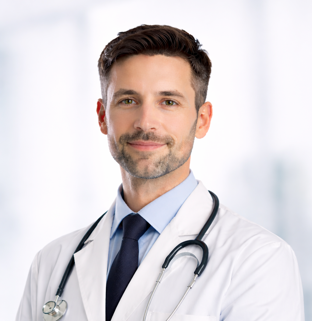retrato profesional de un doctor